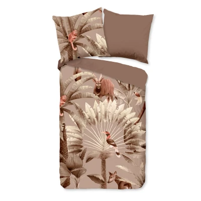Afbeelding van good morning Tweezijdig te gebruiken overtrekset Fuji met dieren