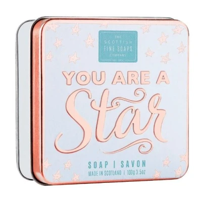 Afbeelding van Scottish Fine Soaps Soap In A Tin Sweet Sayings You Are Star Zeep 100gr