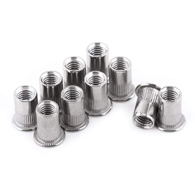Afbeelding van 20 Stks/set M8 Platte Hoofd Schroefdraad Klinknagel Noten Rvs Blinde Aluminium Assortiment Set (M8 * 20)