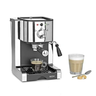 Afbeelding van BEEM ESPRESSO PERFECT MACHINE, Espressomachine met extra capsule inzetstuk 20 bar pomp en melkschuimpijpje