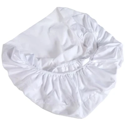 Afbeelding van babyCalin Matrasovertrek van absorberende badstof, 40 x 80 cm, wit