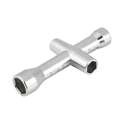 Afbeelding van Modellbau Kreuzschl¨¹ssel, Multifunktionale Kreuzschl¨¹ssel Zubeh?rwerkzeuge f¨¹r Schraube und Mutter M2 / M2.5 M3 M4