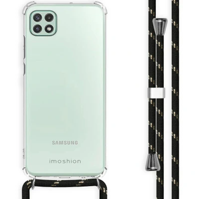 Afbeelding van Samsung Galaxy A22 (5G) Hoesje Kunststof iMoshion Hardcase/Koordhoesje/Backcover Transparant Telefoonhoesje