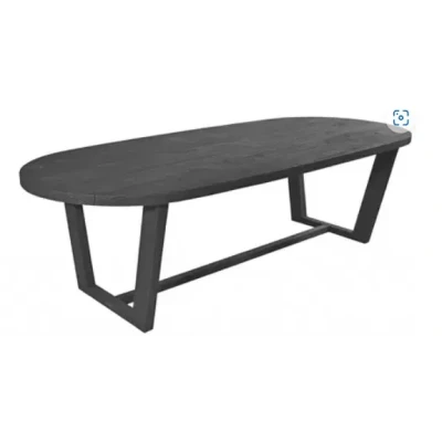 Afbeelding van Tuintafel Max&amp;Luuk Lauren Teak Charcoal Finish 270 x 110 76 cm