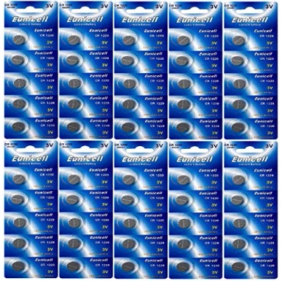 Afbeelding van Eunicell 50 x CR1220 3V lithium knoopcel (10 blisterkaarten van 5 batterijen) EINWEG merkproduct