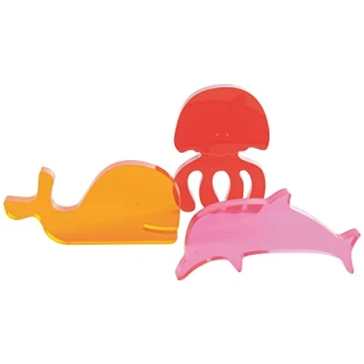 Afbeelding van Acryl set van 6 zeedieren