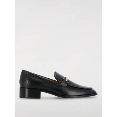 Afbeelding van Gommino Leather Loafers Low Heel Wo Black