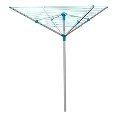 Afbeelding van JVL Aluminium draaischijf met 4 armen, 40 meter, grijs, 11 220