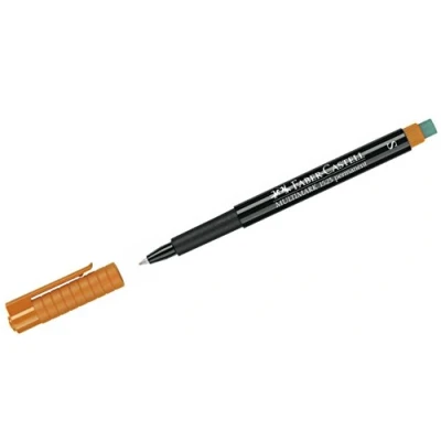 Afbeelding van Faber Castell 152315 Marker Multimark S, permanent, oranje