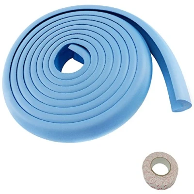 Afbeelding van TUKA i AKUT 5 meter Rand Bescherming Hoekbescherming L Vormige, Extra Dikker Anti aanrijding Gewatteerde van Tafel/Meubel, Foam Stootkussen Stootrand, Kinderen Veiligheid, Blauw TKD7000 Blue