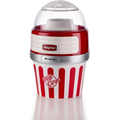 Afbeelding van Ariete 2957/00 50&#039;s Style Popcornmachine 1100 Watt Bereidingstijd: 60 gram in 2 min rood
