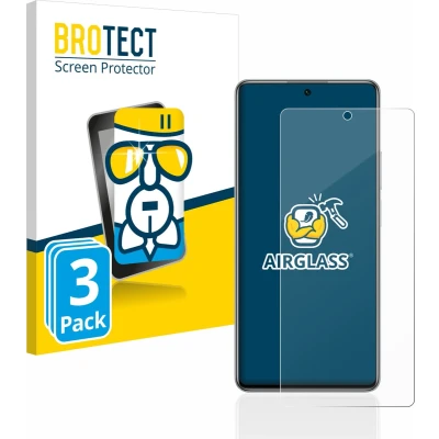 Afbeelding van BROTECT Screenprotector voor Xiaomi 11T / Pro Folie Beschermfolie Beschermglas transparant (3 Stuks)