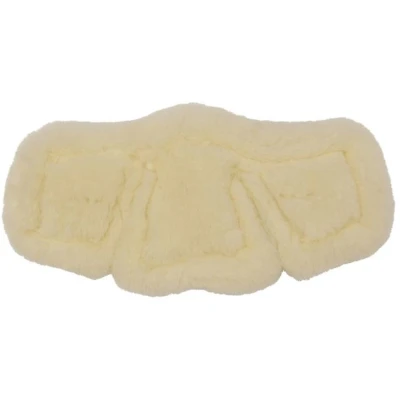 Afbeelding van Stübben Singelbontje Equi Soft Lambskin Écru/Wit 50 150cm