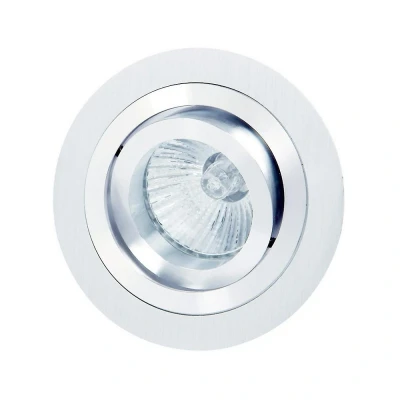Afbeelding van Mantra Iluminación Básico inbouwlamp, rond, satijn nikkel