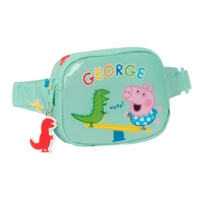 Afbeelding van Heuptas Peppa Pig George Munt 14 x 11 4 cm