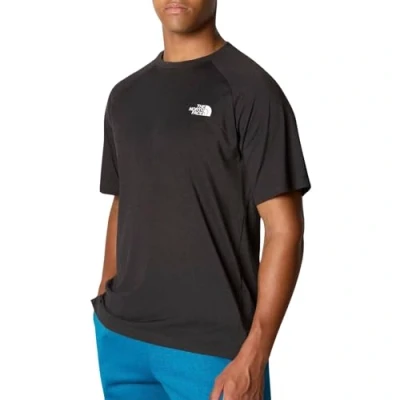 Afbeelding van The North Face Foundation Tshirt basic, Heren, Maat: Small, Black heather