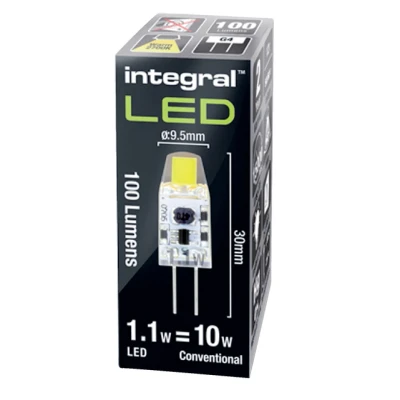 Afbeelding van G4 Capsule LED Lamp Extra Warm Wit (2700K) 1.1 Watt, vervangt 10W Halogeen Integral