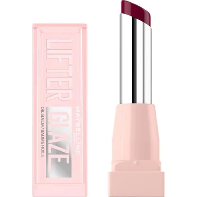Afbeelding van Maybelline New York Lifter Glaze Oil 008 Acai Lippenbalsem Tot 24 uur hydratatie Met glanzende pigmenten 3 gr