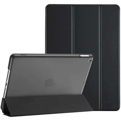 Afbeelding van ProCase voor iPad 9e Generatie 2021/iPad 8e 2020/iPad 7e 2019 Hoesje, Cover 10.2 Case Shadowblack