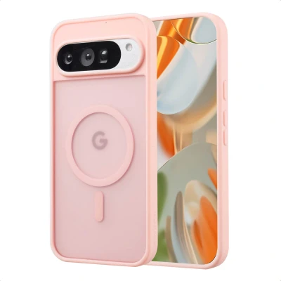 Afbeelding van Google Pixel 9 Pro XL MagSafe Hoesje Kunststof imoshion Hardcase/Backcover Lichtroze Telefoonhoesje