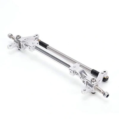 Afbeelding van RC Vorderachse, Aluminium Vorderachse Powerless für Tamiya 1/14 Trailer Remote Control Tractor Truck