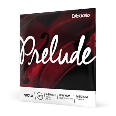 Afbeelding van D&#039;Addario J910 XSM Prelude Viola snarenset koolstofvezelstaal/nikkel extra short medium
