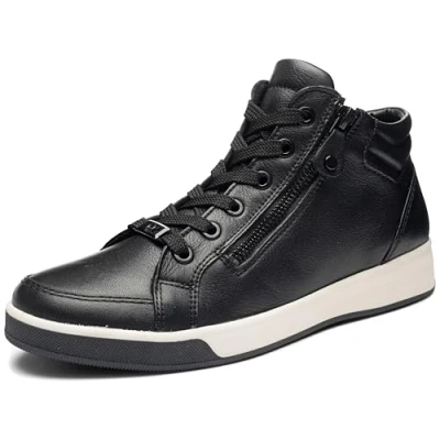 Afbeelding van ara Romst Sneakers hoog schwarz, Dames, Maat: 38.5, Schwarz Schoenen