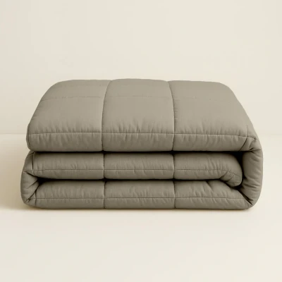 Afbeelding van Dekbed Zonder Overtrek Stone Washed Taupe Machine wasbaar 2 Persoons 200x200