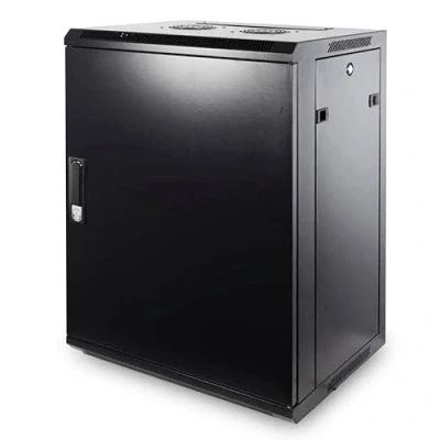 Afbeelding van DSIT 12U wandkast met metalen deur 600x450x635mm (BxDxH) serverbehuizing serverrack serverkast 19 inch