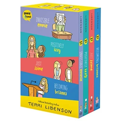 Afbeelding van EMMIE &amp; FRIENDS 4 BOOK BOX SET: Invisible Emmie, Positively Izzy, Just Jaime, Becoming Brianna