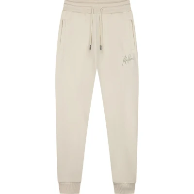 Afbeelding van Malelions slim joggingbroek beige