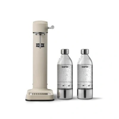 Afbeelding van Aarke Carbonator 3 Sodamaker met 2 pack Flessen (800ml), Afwerking Sand