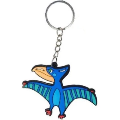 Afbeelding van Dino Blauw Sleutelhanger