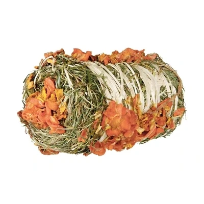 Afbeelding van Trixie Hooibaal Met Pompoen En Wortel 18X10X10 CM 200 GR