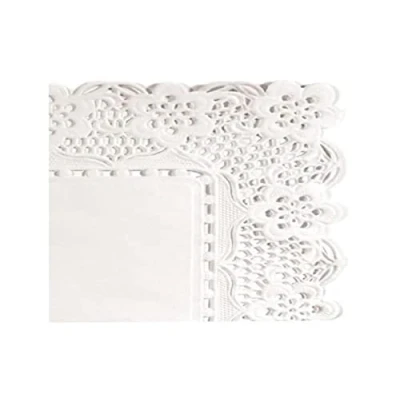Afbeelding van Garcia de Pou 250 rechthoekige placemats, papier, wit, 32 x 26 30 cm