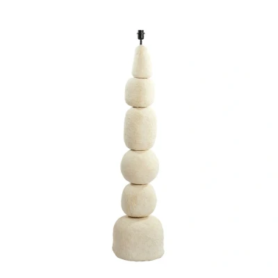 Afbeelding van Light &amp; Living Vloerlamp Marree Papier Maché 135cm Crème excl. kap