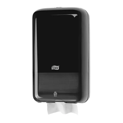 Afbeelding van Tork Gevouwen Toiletpapier Dispenser Kunststof Zwart T3 556008