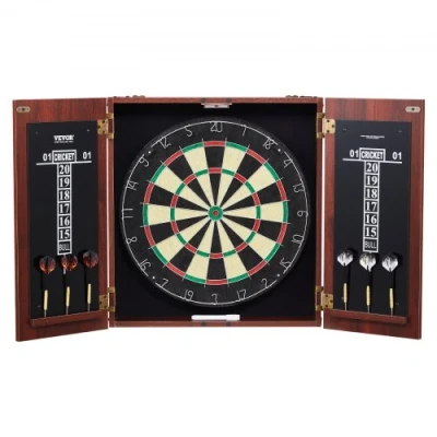 Afbeelding van VEVOR dartkastenset officieel dartbord MDF darts 45x3,8cm 6