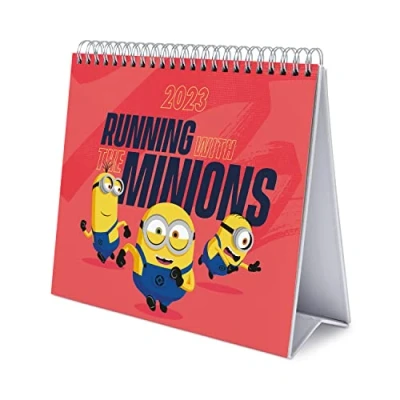 Afbeelding van Grupo Erik CS23031 Kalender 2023 Minions Bureaukalender 12 maanden met fsc certificaat, Desk Calendar