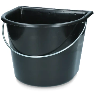 Afbeelding van Vplast Emmer met vlakke kant 15 l One Size Zwart