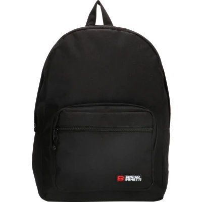 Afbeelding van Enrico Benetti Amsterdam Rugtas 15&#039;&#039; zwart Schoolrugzak