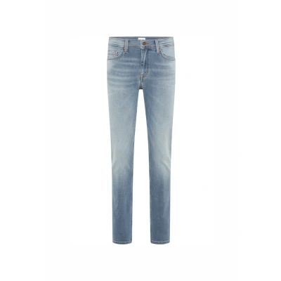 Afbeelding van Mustang Style Vegas Slim fit jeans, Heren, Maat: 28x32, Blau