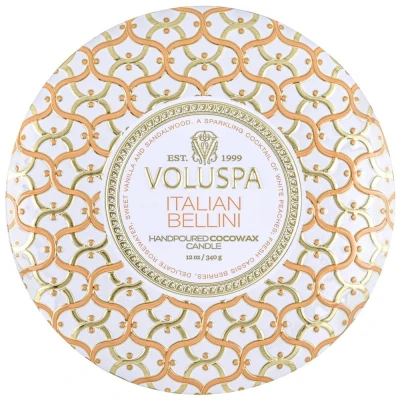 Afbeelding van Voluspa Geurkaars Maison Blanc Italian Bellini 3 Wick Tin Candle