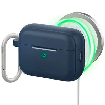 Afbeelding van CYRILL by Spigen UltraColor Mag Case Compatibel met AirPods Pro 2 Deep Sea