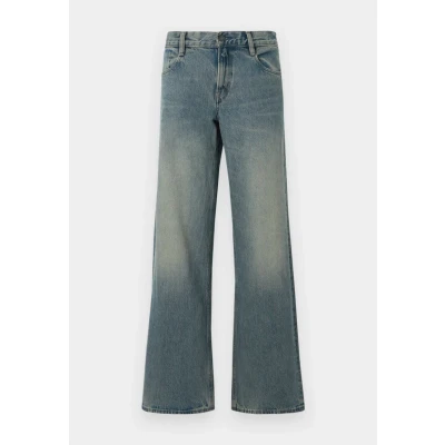 Afbeelding van Judee Low Waist Loose Jeans, Blauw (Antic Sand Blast D22889 d860 g803), 29W / 28L