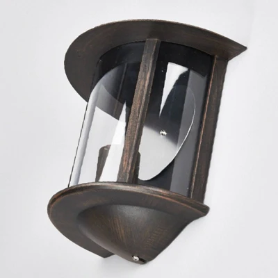 Afbeelding van Lindby Buitenmuur bruine roest LED licht Maelis