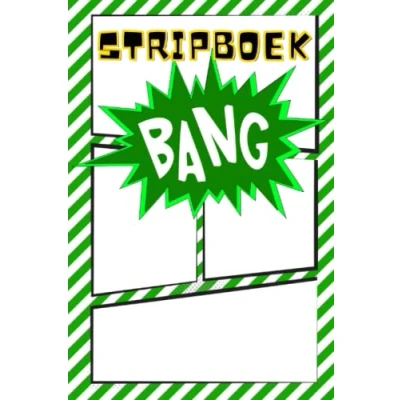 Afbeelding van Stripboek leeg Creëer je eigen Stripboek: Maak Stripverhaal met Lege Templates