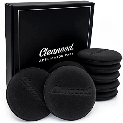 Afbeelding van Cleaneed Premium applicatorpads, extra zacht en ontziet het oppervlak, universeel inzetbaar, ideaal voor polijsten van de auto, lederverzorging, binnenspons, polijstpad, applicatiespons, 8 stuks