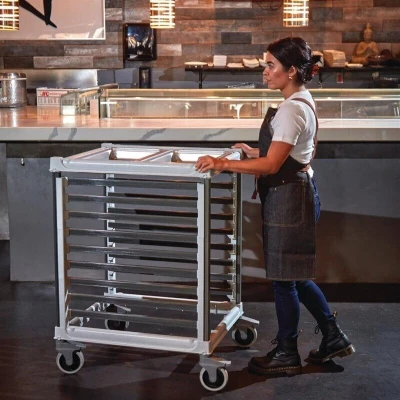 Afbeelding van Cambro GN2/1 Regaalwagen 18 Etages FP468 Horeca
