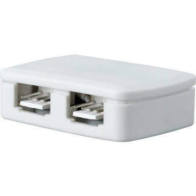 Afbeelding van Paulmann 70203 YourLED Junction box voor ledstrip, 4 voudige verdeling, stripe accessoires, wit, kunststof, inclusief verdeelkabel en schakelleidingen